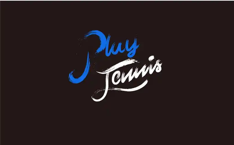 网球潮流运动体育英文字体设计|平面|logo|不白画001 - 原创作品