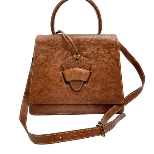 【中古】loewe 罗意威 barcelona经典叶子插扣两用手提包(长肩带)