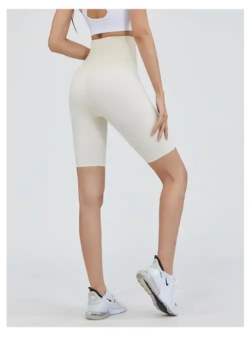 耐克瑜伽裤女夏新款五分紧身裤提臀跑步健身高腰收腹训练运动短裤