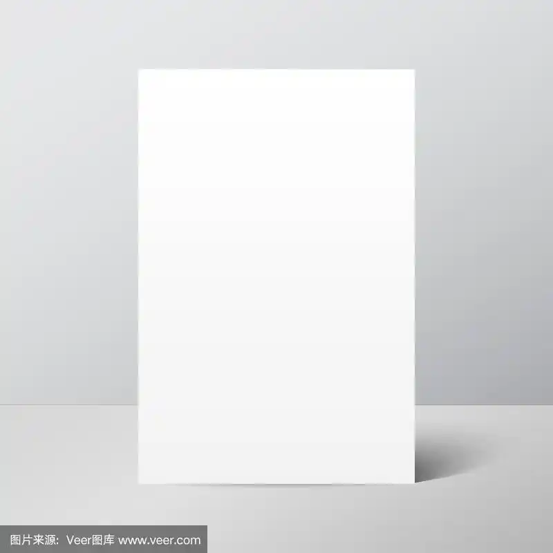 矢量垂直格式a4白纸.空白纸模板海报,横幅,背景.