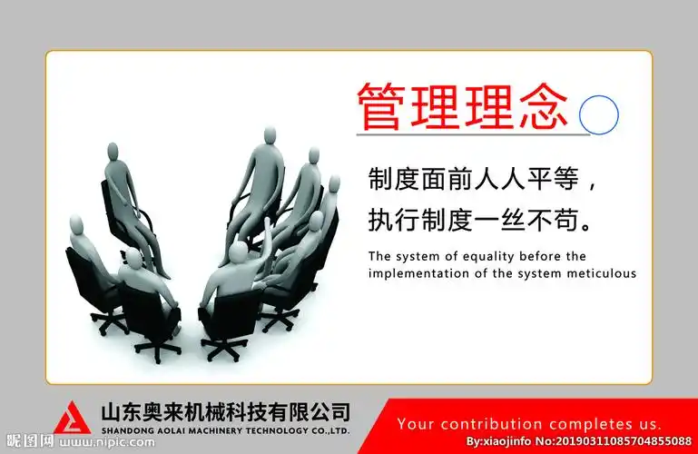 管理理念展板图片