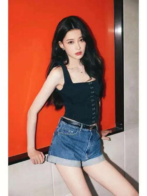 明星穿搭女明星的长腿秘密孙怡inse