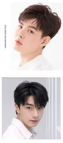 男士假发片垫发根两边蓬松器一小片式假发贴片无痕隐形真发垫发片 你