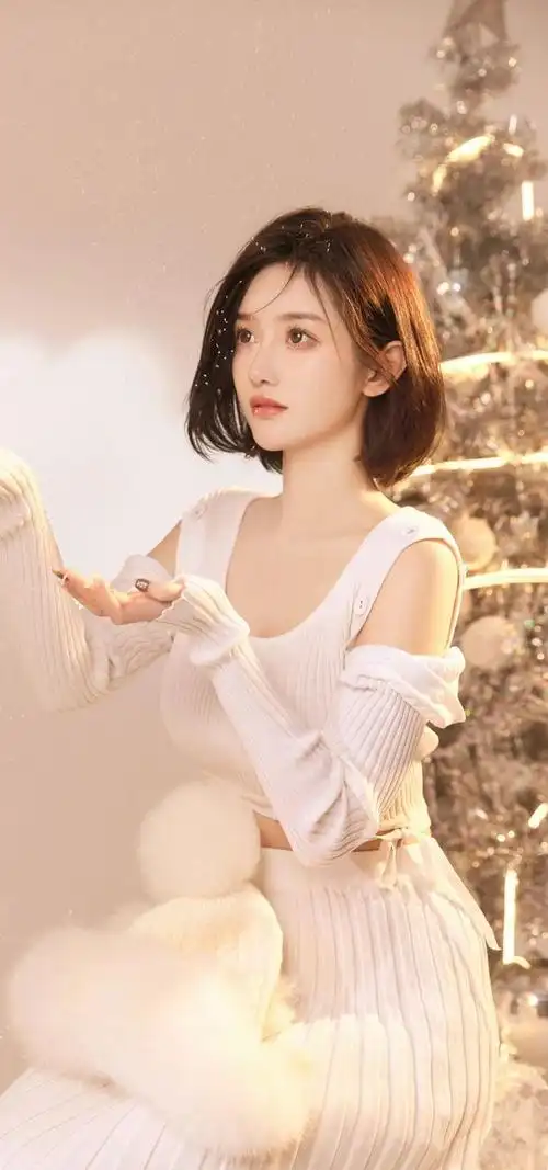 高清壁纸短发清纯女神