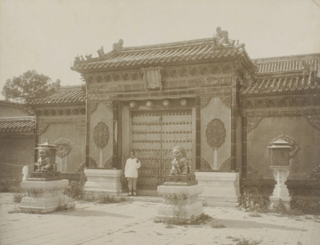 1901年的故宫照片:养心殿,储秀宫,太监居住处