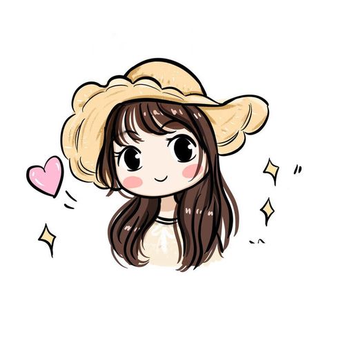 头像定制代画画真人照片转动漫卡通人物画师约稿插画设计 可爱甜萌风