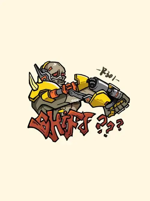 纪念我的全部曹飞new school纹身设计手稿 守望先锋 末日铁拳一人一稿