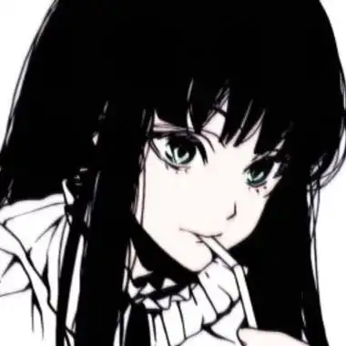 qq动漫头像黑白女生,只有你被爱的时候才会幸福