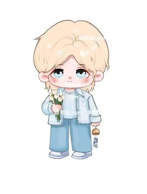 客单展示q版金发宋亚轩