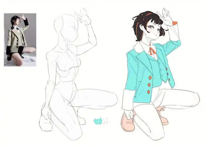 人体结构  #人体结构练习  #速写人物  #procreate  #绘画  #薯钉长