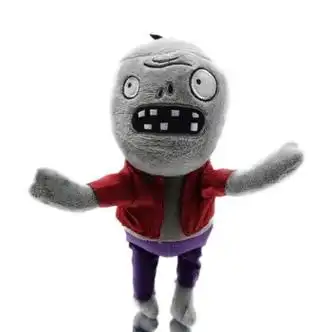 植物大战僵尸毛绒玩具儿童娃娃公仔礼物抱枕 小鬼僵尸 20厘米-29厘米