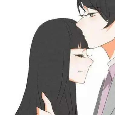 动漫情侣头像亲吻暧昧情侣间的暧昧亲吻小甜蜜