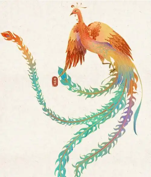 国潮 凤凰 古风元素