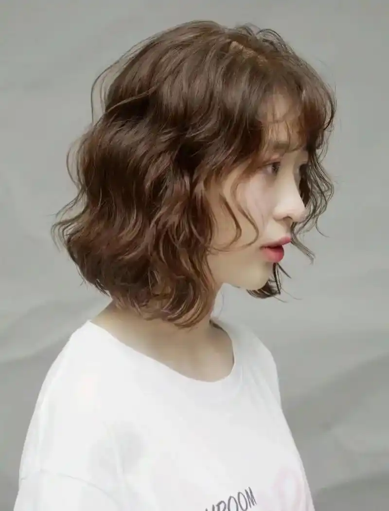 复古蛋卷头 山相信我!烫一次就会爱上的中短发超可 - 抖音