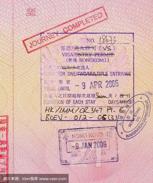 去香港的签证