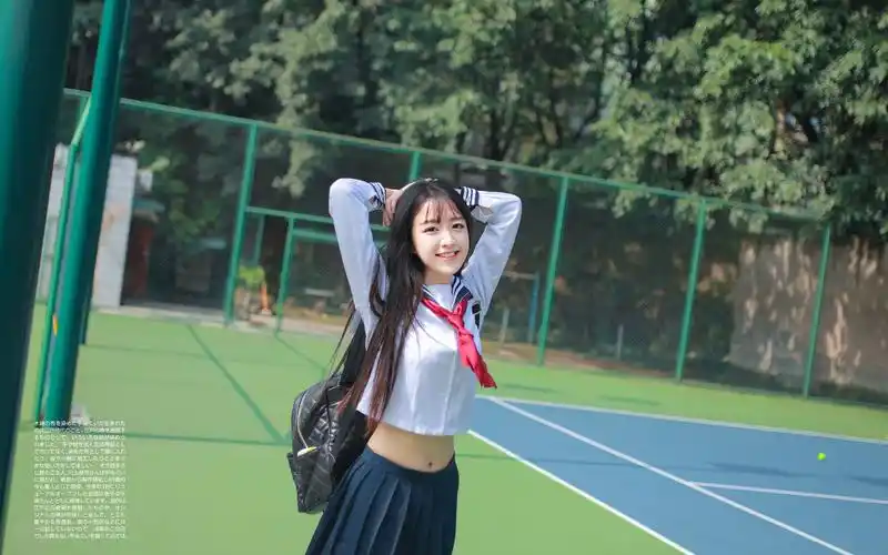 学生校服美女放学后主题日系写真桌面壁纸5下载