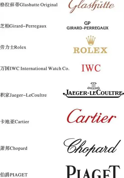 世界名表标志logo图片