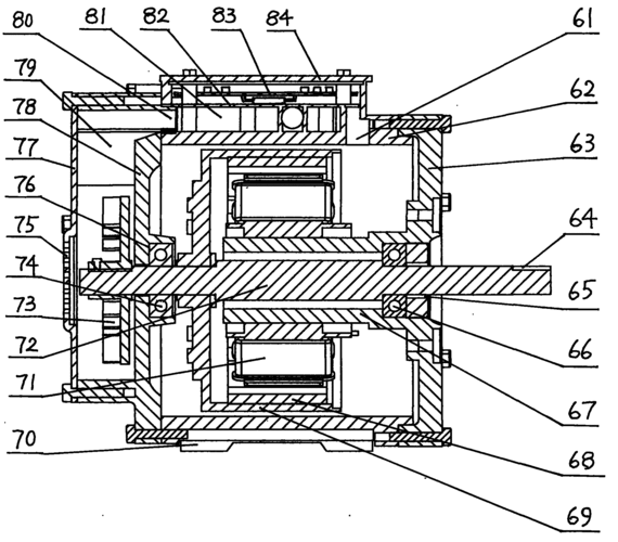 cn102075050a_外转子直流无刷电动机失效