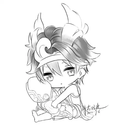 杨洋超话#pick你的星画手##超话创作官#「超萌瞬间」分赛场:杨洋q版