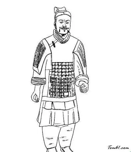秦兵马兵器简笔画 简笔画图片大全-蒲城教育文学网