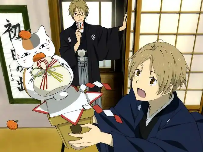 夏目友人帐,夏目贵志,名取周一,猫老师,斑,日本动漫,治愈,acg,动漫