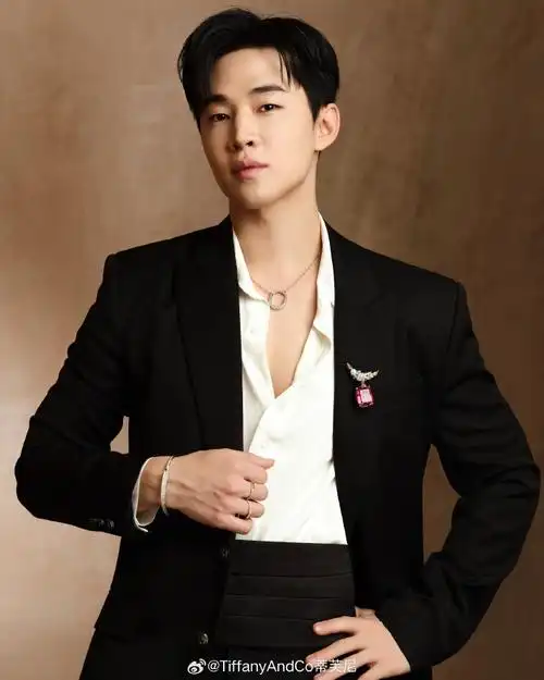 歌手@刘宪华henry-lau佩戴蒂芙尼让·史隆伯杰高级珠宝系列(jean