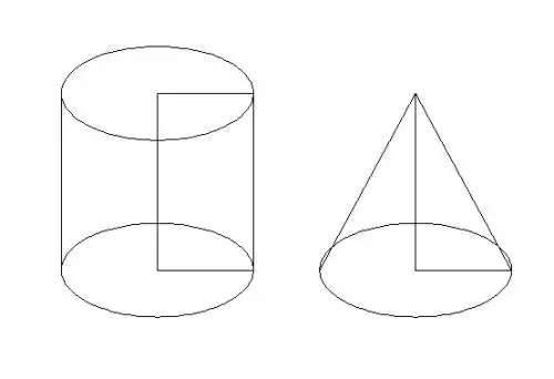 不用书面语言介绍一下:圆柱和圆锥的区别与联系?