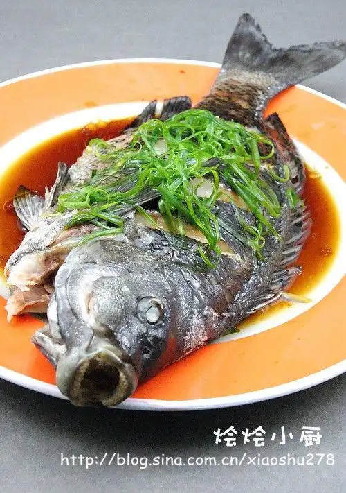 清蒸黑毛鱼