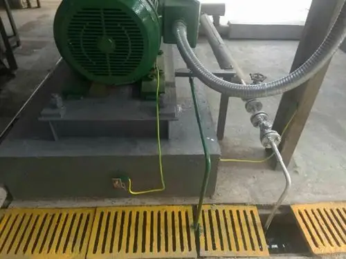 写美篇 由于装置运行时间较长,设备接地线普遍存在松脱,锈蚀严重,看