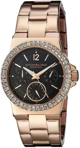 stuhrling original women watch - quartz dial color black 700.03