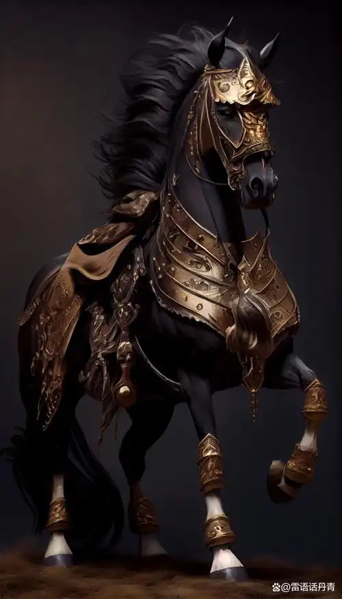 绘画之马:骏影飞扬,霸气凌空恣驰骋