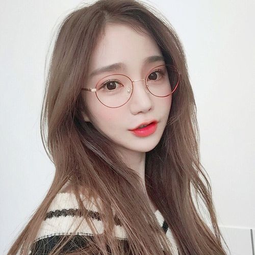 文艺圆框眼镜韩国潮金属圆形平光眼镜架复古女眼镜框女款原宿眼睛