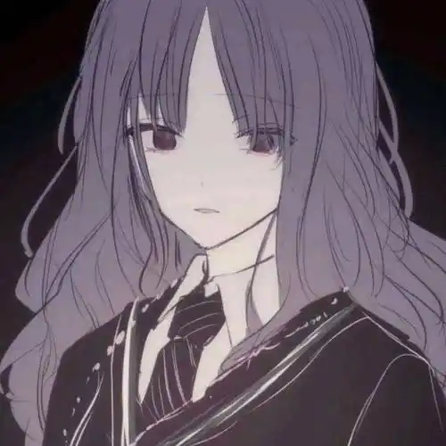 丧丧中带点仙气的动漫女生头像