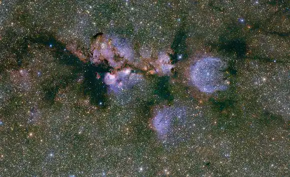 全球首张银河全景图片,81亿像素24g银河系高清图,亮瞎双眼