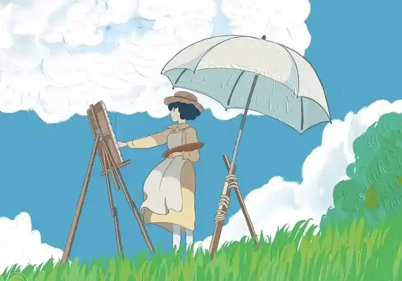 动漫风景."奔赴一场宫崎骏的夏天"#创作灵感 #治愈系风景图 - 抖音