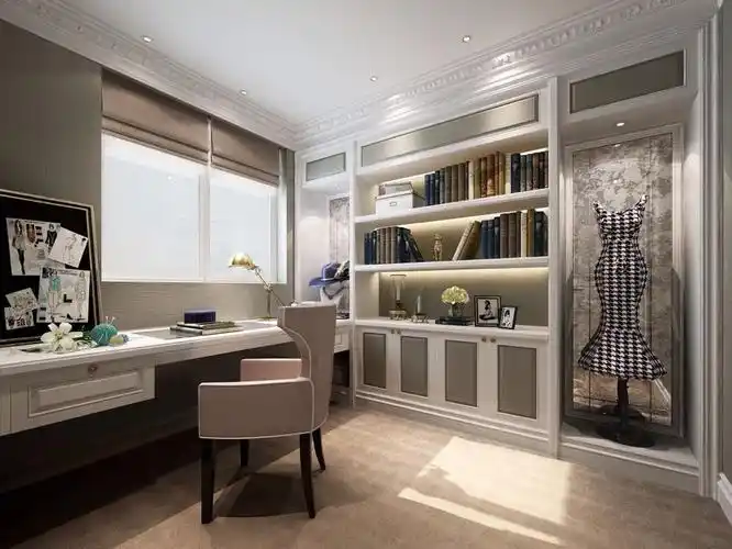 广州某小区-现代别墅-现代简欧的一个房子-谷居家居装修设计效果图