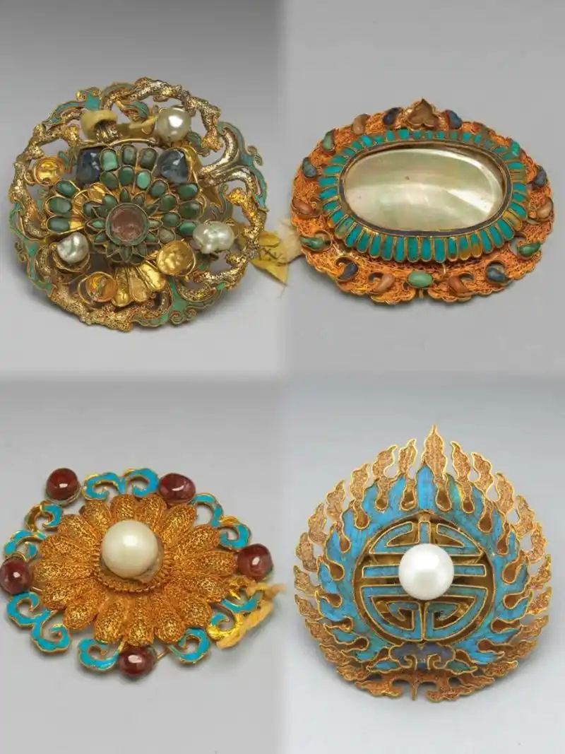 宫里的头饰  台北故宫博物院珍藏的头饰 台北故宫博物院,这座集中华