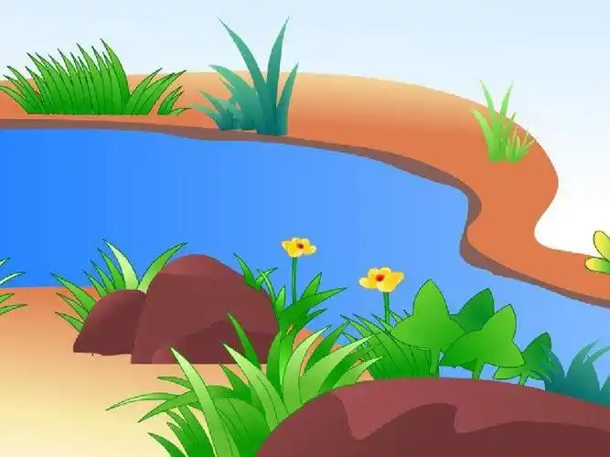 最新苏教版一年级语文上册《12小河与青草》ppt课件4