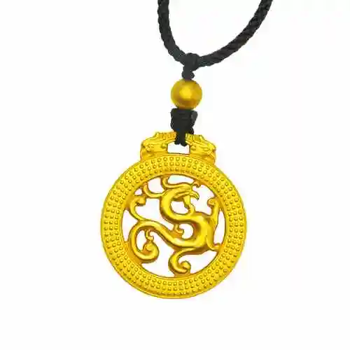 周大福传承经典传承吉祥凤佩黄金吊坠f218632 - 周大福官方商城