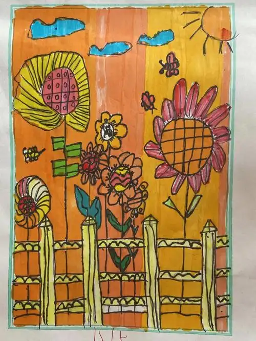 三年级下册 第十一课橙色的画