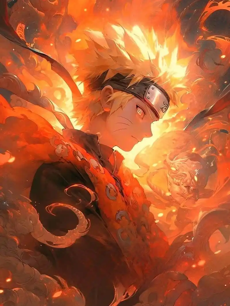 火影忍者丨漩涡鸣人超帅壁纸十张 我也变强了,为了成为火影,为了不输