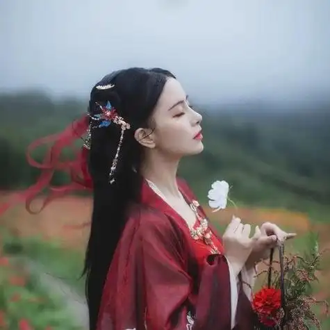 唯美意境古风女生头像