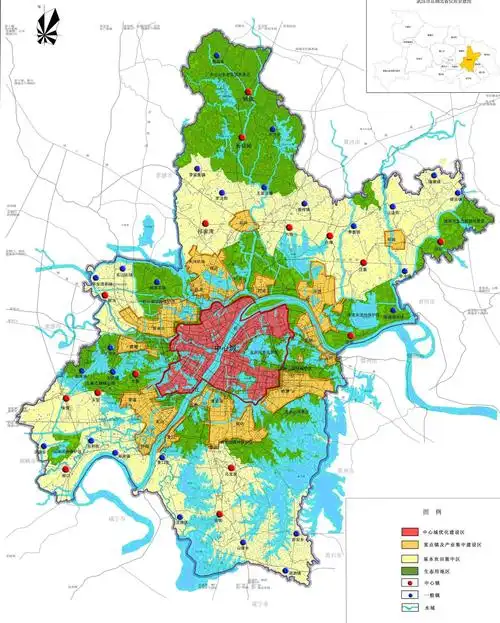 武汉市土地利用总体规划概况