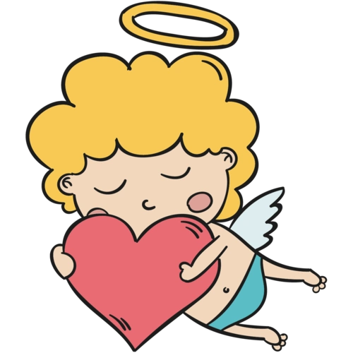 爱心天使图片大全