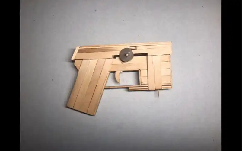 活动  (雪糕棍)自制可发射模型枪01 枪形态～ 附原理