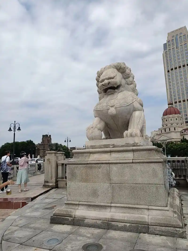 8月6日的天津狮子林桥,现在的网红打卡点.那天也有20多老年 - 抖音