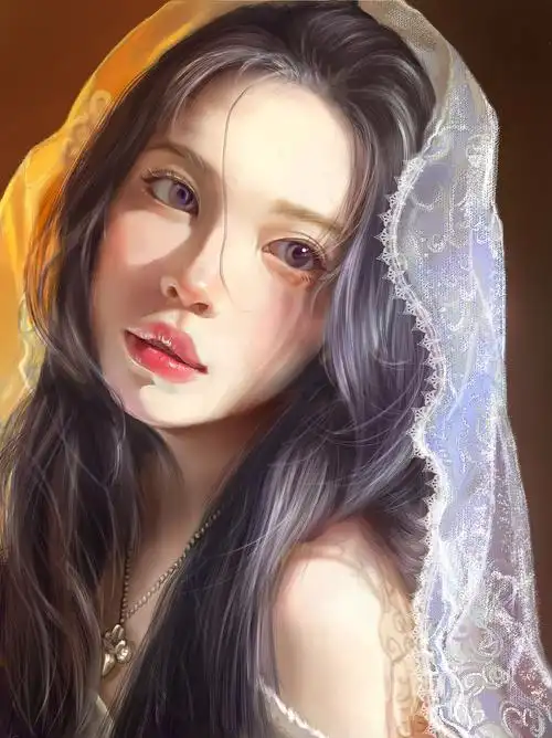 厚涂写实人像|插画|艺术插画|阿晴老师 - 原创作品 - 站酷 (zcool)