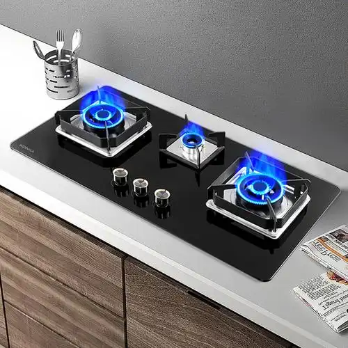 康佳(konka)燃气灶家用双灶具 三眼猛火灶 5.