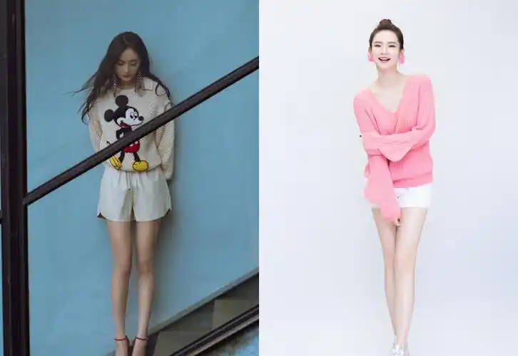 戚薇晒体重太耿直!身材纤细竟有106斤,逆天大长腿不输90斤杨幂