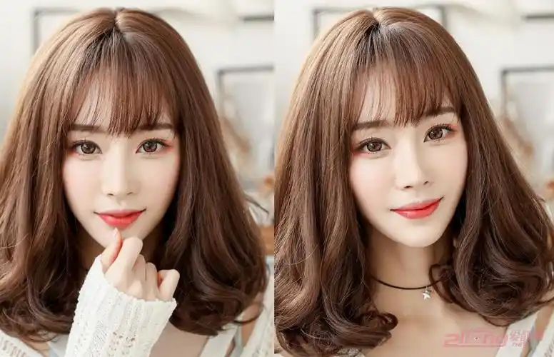 可爱甜美又修脸的冬季梨花头发型图片大集合